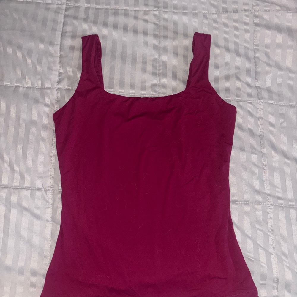 Elegant Burgundy Tank Top